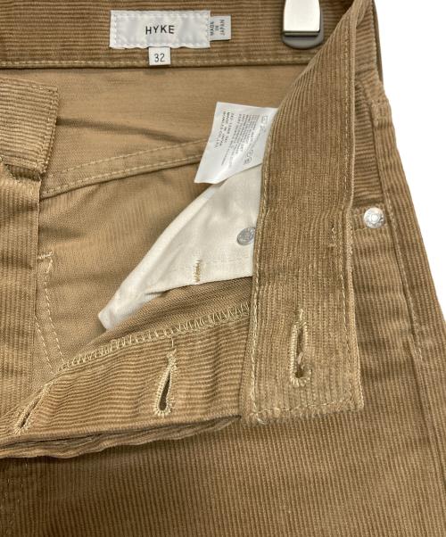 HYKE（ハイク）HYKE (ハイク) コーデュロイパンツ ベージュ サイズ:32の古着・服飾アイテム