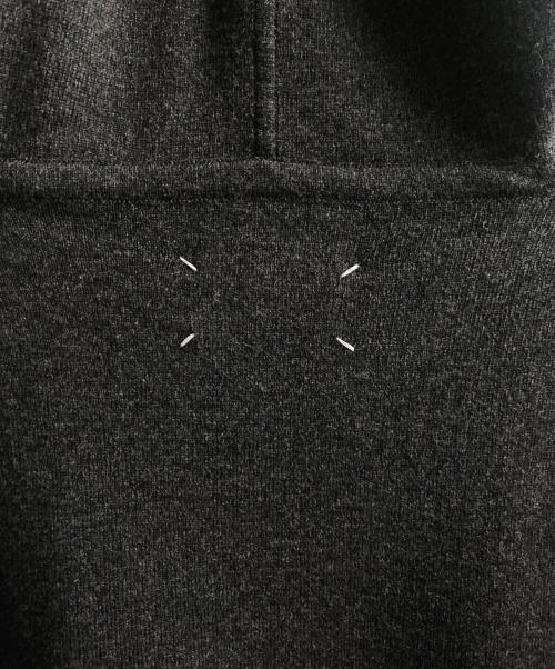 Maison Margiela（メゾンマルジェラ）Maison Margiela (メゾンマルジェラ) 24SS ニットプルオーバーパーカー チャコールグレー サイズ:XLの古着・服飾アイテム