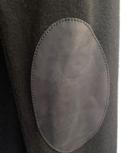 Maison Margiela（メゾンマルジェラ）Maison Margiela (メゾンマルジェラ) エルボーパッチクルーネックニット ブラック サイズ:Lの古着・服飾アイテム