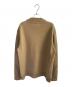 Maison Margiela (メゾンマルジェラ) エルボーパッチクルーネックニット ベージュ サイズ:L：50000円