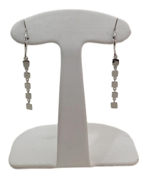 Marie-Helene de Taillac（マリーエレーヌドゥタイヤック）Marie-Helene de Taillac (マリーエレーヌドゥタイヤック) スクエアチェーン フックピアスの古着・服飾アイテム