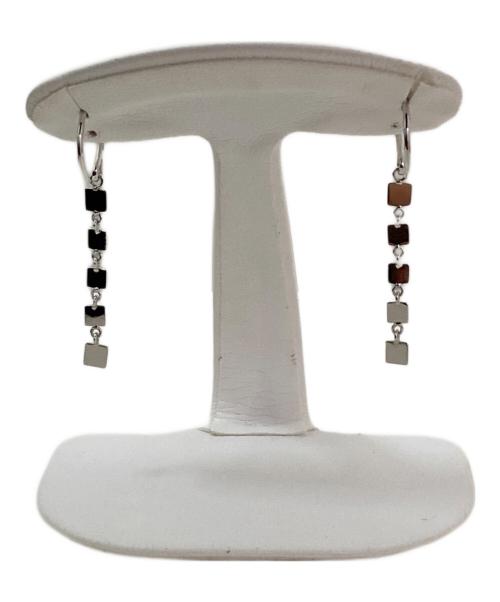 Marie-Helene de Taillac（マリーエレーヌドゥタイヤック）Marie-Helene de Taillac (マリーエレーヌドゥタイヤック) スクエアチェーン フックピアスの古着・服飾アイテム