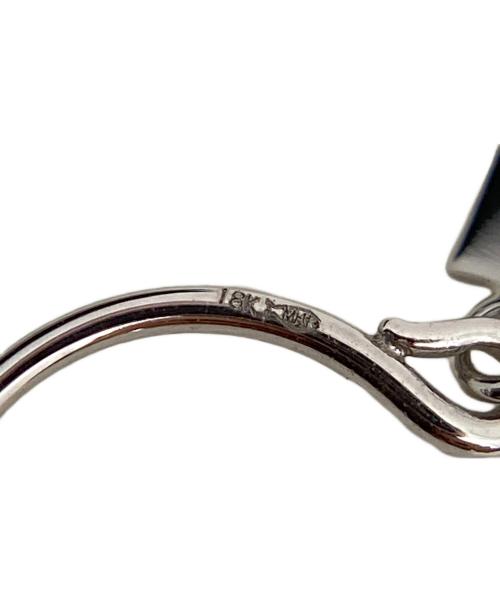 Marie-Helene de Taillac（マリーエレーヌドゥタイヤック）Marie-Helene de Taillac (マリーエレーヌドゥタイヤック) スクエアチェーン フックピアスの古着・服飾アイテム