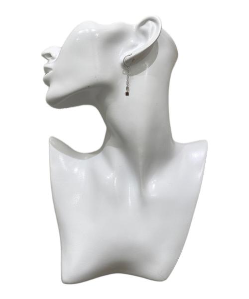 Marie-Helene de Taillac（マリーエレーヌドゥタイヤック）Marie-Helene de Taillac (マリーエレーヌドゥタイヤック) スクエアチェーン フックピアスの古着・服飾アイテム