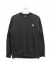 THE NORTH FACE（ザ ノース フェイス）の古着「Heather Logo Crew」｜ブラック