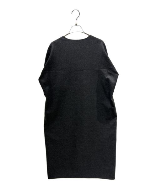 JIL SANDER（ジルサンダー）JIL SANDER (ジルサンダー) ウールカシミヤコクーンワンピース 409010 グレー サイズ:32の古着・服飾アイテム