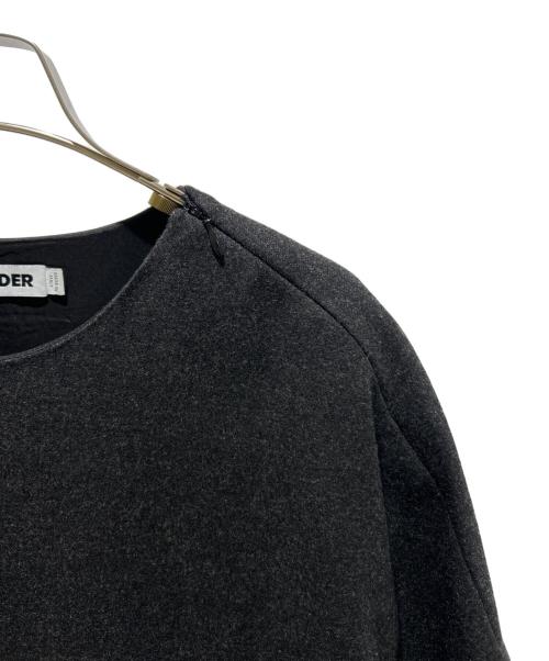 JIL SANDER（ジルサンダー）JIL SANDER (ジルサンダー) ウールカシミヤコクーンワンピース 409010 グレー サイズ:32の古着・服飾アイテム