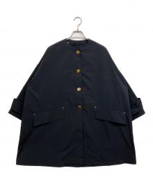 MACKINTOSH（マッキントッシュ）の古着「ノーカラーコート」｜ブラック