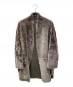 CELINEセリーヌ）の古着「リバーシブルムートンコート」｜モカ