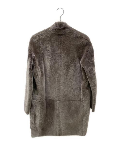 CELINE（セリーヌ）CELINE (セリーヌ) リバーシブルムートンコート モカ サイズ:38の古着・服飾アイテム