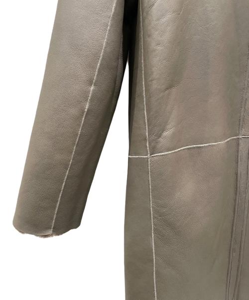 CELINE（セリーヌ）CELINE (セリーヌ) リバーシブルムートンコート モカ サイズ:38の古着・服飾アイテム