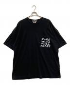BLACK COMME des GARCONS×NIKEブラックコムデギャルソン×ナイキ）の古着「OversizeSideMessagePrintTee」｜ブラック