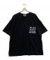BLACK COMME des GARCONS（ブラックコムデギャルソン）の古着「OversizeSideMessagePrintTee」｜ブラック