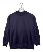 Needles×BORN FREEニードルズ×ボーンフリー）の古着「Needles × BORNFREE 別注ロングスリーブ モックネックティー」｜パープル