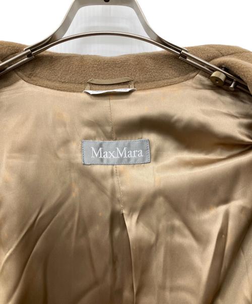 MaxMara（マックスマーラ）MaxMara (マックスマーラ) ウールダブルコート ベージュ サイズ:36の古着・服飾アイテム
