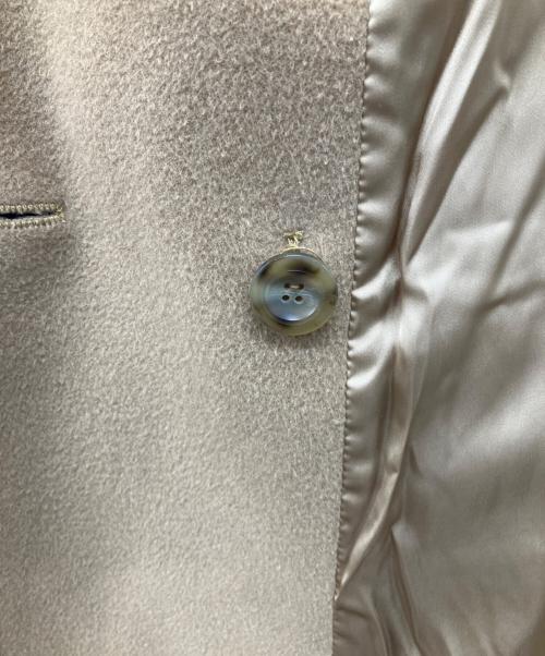 MaxMara（マックスマーラ）MaxMara (マックスマーラ) ウールダブルコート ベージュ サイズ:36の古着・服飾アイテム
