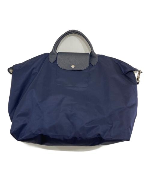 LONGCHAMP（ロンシャン）LONGCHAMP (ロンシャン) 2WAYバッグ/ルプリアージュ ネオ L ネイビーの古着・服飾アイテム
