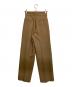 CINOH (チノ) WOOL JERSEY PINTUCK PANTS ブラウン サイズ:36：5000円