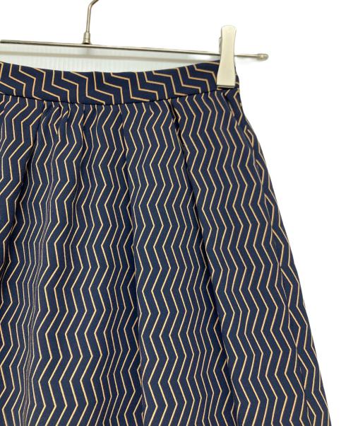 STEVEN ALAN（スティーブンアラン）STEVEN ALAN (スティーブンアラン) ジグザグ プリント スカート ネイビー サイズ:Sの古着・服飾アイテム