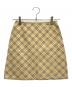 BURBERRY BLUE LABEL（バーバリー ブルー レーベル）の古着「ノバチェックミニスカート」｜ベージュ