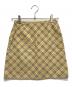 BURBERRY BLUE LABEL (バーバリー ブルー レーベル) ノバチェックミニスカート ベージュ サイズ:36：5000円
