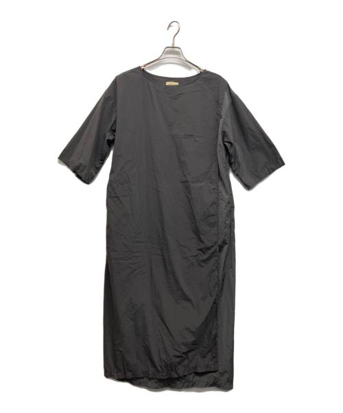 maturely（マチュアリー）maturely (マチュアリー) Nylon and Ripstop Escargot Dress グレー サイズ:Freeの古着・服飾アイテム