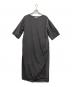 maturely（マチュアリー）の古着「Nylon and Ripstop Escargot Dress」｜グレー