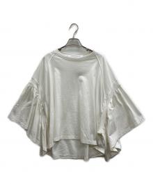 COGTHEBIGSMOKE（コグザビッグスモーク）の古着「LAURA GATHERED SLV TOP」｜ホワイト