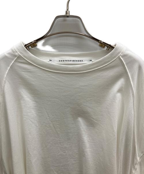 COGTHEBIGSMOKE（コグザビッグスモーク）COGTHEBIGSMOKE (コグザビッグスモーク) LAURA GATHERED SLV TOP ホワイト サイズ:Freeの古着・服飾アイテム