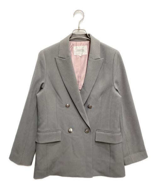 ARPEGE STORY（アルページュストーリー）ARPEGE STORY (アルページュストーリー) ダブルジャケット グレー サイズ:2の古着・服飾アイテム