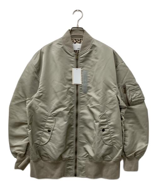 Whim Gazette（ウィムガゼット）Whim Gazette (ウィムガゼット) ナイロンMA-1 グレージュ サイズ:FREE 未使用品の古着・服飾アイテム