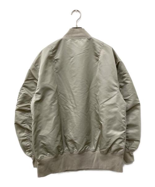 Whim Gazette（ウィムガゼット）Whim Gazette (ウィムガゼット) ナイロンMA-1 グレージュ サイズ:FREE 未使用品の古着・服飾アイテム