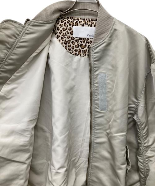 Whim Gazette（ウィムガゼット）Whim Gazette (ウィムガゼット) ナイロンMA-1 グレージュ サイズ:FREE 未使用品の古着・服飾アイテム