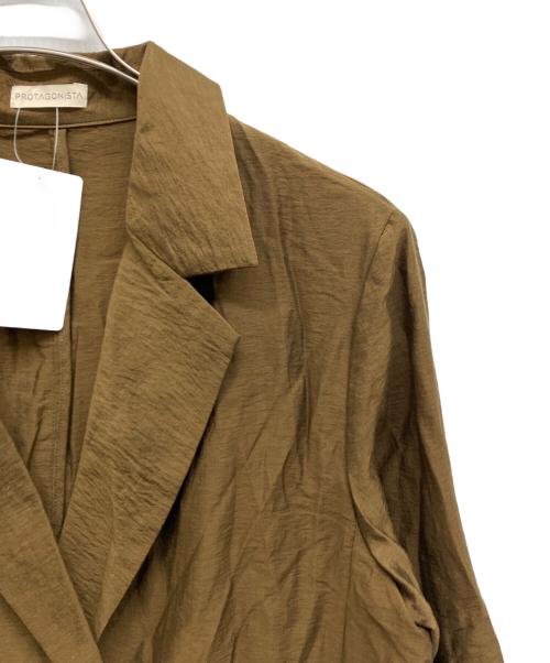 PROTAGONISTA（プロタゴニスタ）PROTAGONISTA (プロタゴニスタ) ダブルジャケット カーキ サイズ:Freeの古着・服飾アイテム