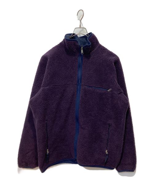 Patagonia（パタゴニア）Patagonia (パタゴニア) 90sレトロカーディガン パープル サイズ:Lの古着・服飾アイテム