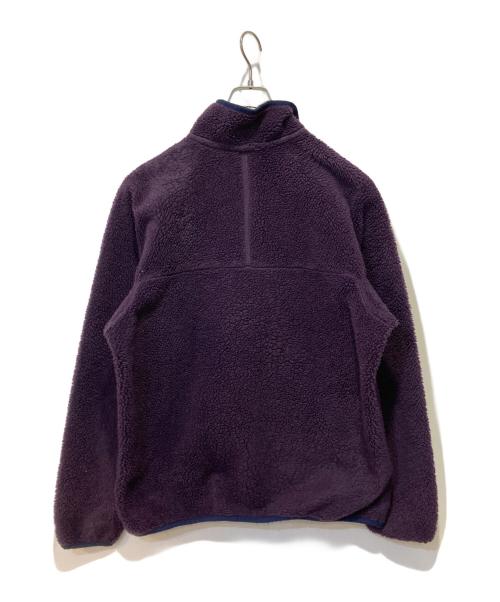 Patagonia（パタゴニア）Patagonia (パタゴニア) 90sレトロカーディガン パープル サイズ:Lの古着・服飾アイテム