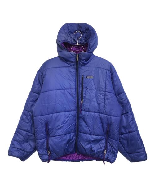 Patagonia（パタゴニア）Patagonia (パタゴニア) ダスパーカー コバルトブルー×ブライトパープル サイズ:Mの古着・服飾アイテム