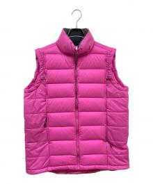 MARMOT（マーモット）の古着「CAPITAL PERTEX TOWN DOWN VEST」｜ピンク