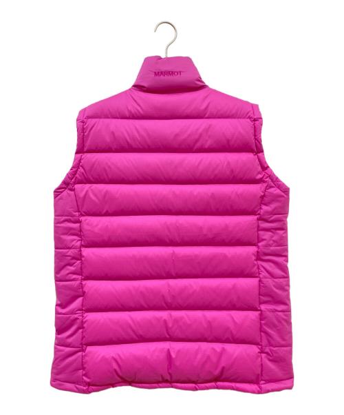 MARMOT（マーモット）MARMOT (マーモット) CAPITAL PERTEX TOWN DOWN VEST ピンク サイズ:Mの古着・服飾アイテム