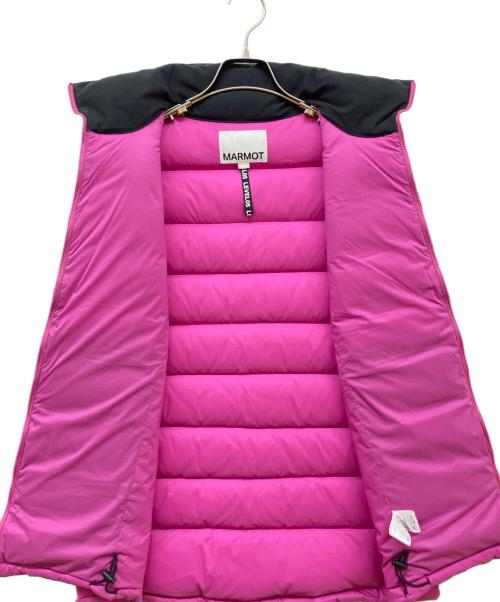 MARMOT（マーモット）MARMOT (マーモット) CAPITAL PERTEX TOWN DOWN VEST ピンク サイズ:Mの古着・服飾アイテム