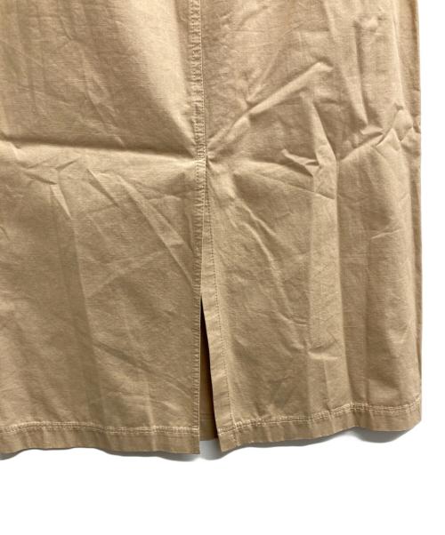 BEARDSLEY（ビアズリー）BEARDSLEY (ビアズリー) ハイウエストカーゴスカート ベージュ サイズ:Fの古着・服飾アイテム