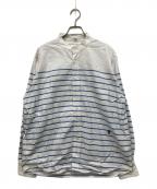 45Rフォーティファイブ・アール）の古着「ジンバオックスの908スタンドオーシャンシャツ」｜ホワイト