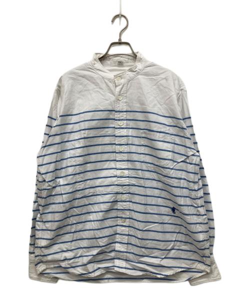 45R（フォーティファイブ・アール）45R (フォーティファイブ・アール) ジンバオックスの908スタンドオーシャンシャツ ホワイト サイズ:3の古着・服飾アイテム