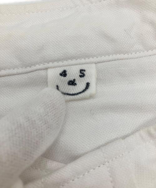 45R（フォーティファイブ・アール）45R (フォーティファイブ・アール) ジンバオックスの908スタンドオーシャンシャツ ホワイト サイズ:3の古着・服飾アイテム