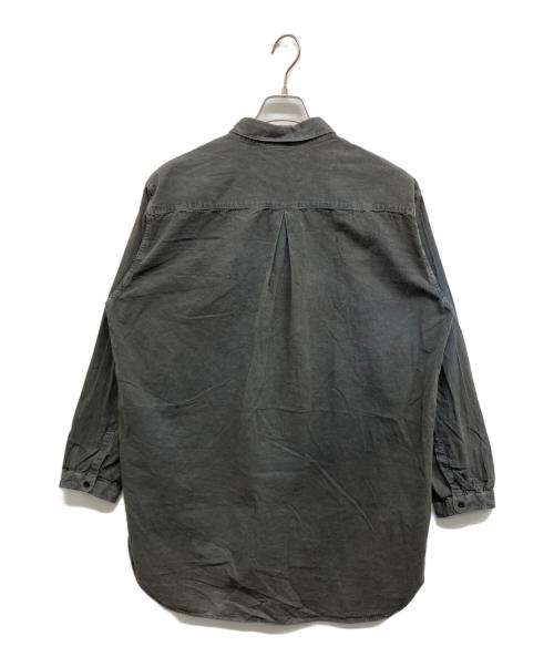 OUTIL（ウティ）OUTIL (ウティ) CHEMISIER BOUDES ランドカラーシャツ ブラック サイズ:3の古着・服飾アイテム