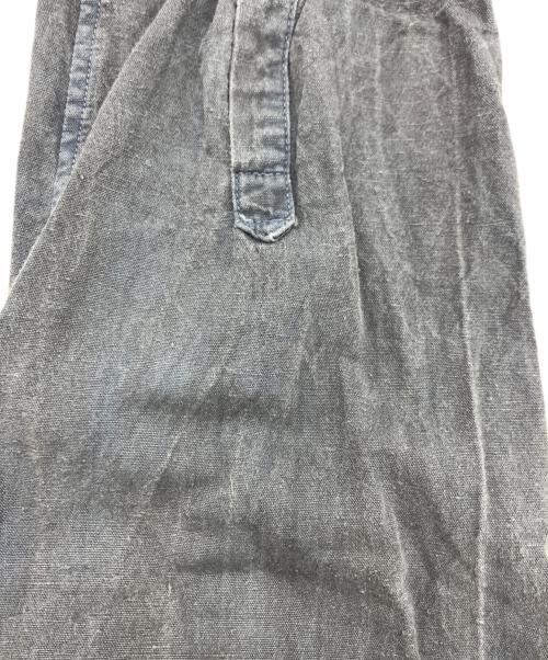 OUTIL（ウティ）OUTIL (ウティ) CHEMISIER BOUDES ランドカラーシャツ ブラック サイズ:3の古着・服飾アイテム