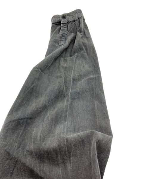 OUTIL（ウティ）OUTIL (ウティ) CHEMISIER BOUDES ランドカラーシャツ ブラック サイズ:3の古着・服飾アイテム