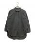 OUTIL（ウティ）の古着「CHEMISIER BOUDES ランドカラーシャツ」｜ブラック