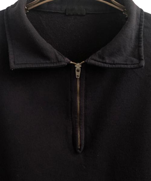 COMOLI（コモリ）COMOLI (コモリ) 23SS コットンシルクジャージハーフジッププルオーバー ネイビー サイズ:2の古着・服飾アイテム