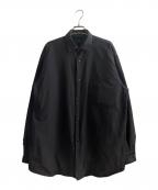 COMOLIコモリ）の古着「ナイロン シャツジャケット」｜ブラック